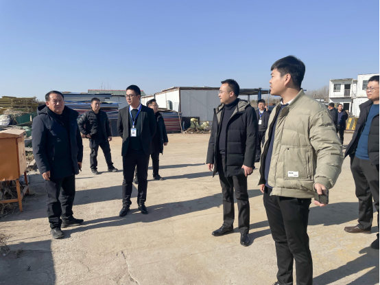 嵩山少林武術學院領導團隊,走進寶盈建設考察交流!